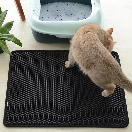 Alfombra Eva Arena Para Gatos Lavable Estera Para Residuos - Green Life